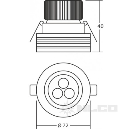 Светильник NLCO DRG4-30